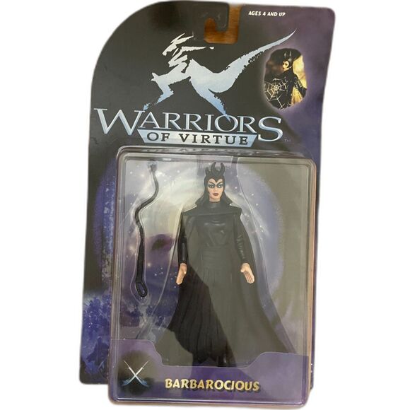 Barbarocious MOSC NEW Warriors of Virtue 1997 Play'em Action Figure Vintage - Picture 1 of 6